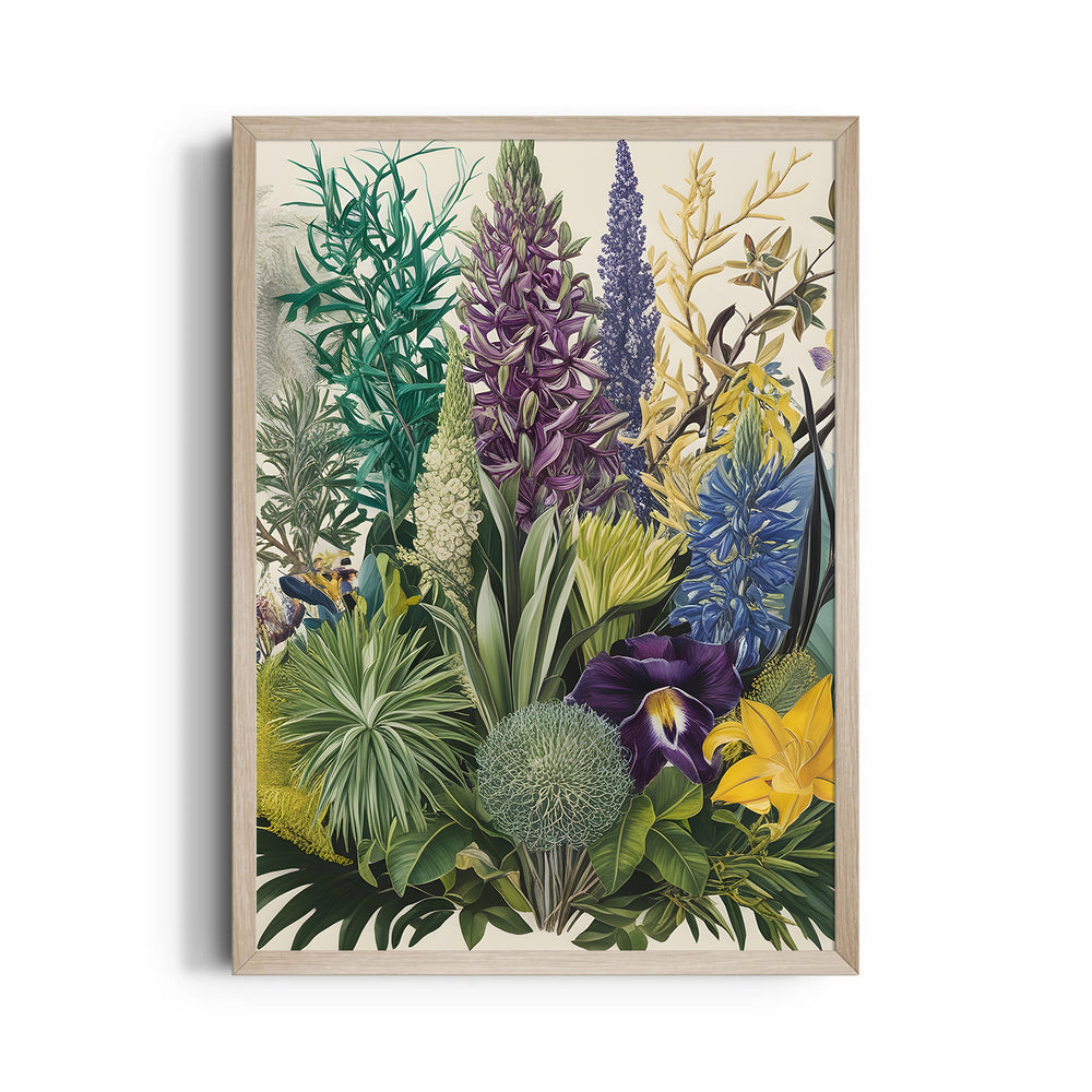 Royal Wildwood Meadow - Botanical Wall Art - Pillow Fights