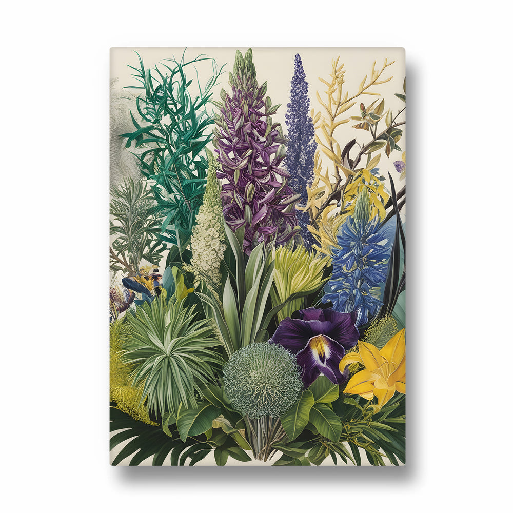 Royal Wildwood Meadow - Botanical Wall Art - Pillow Fights
