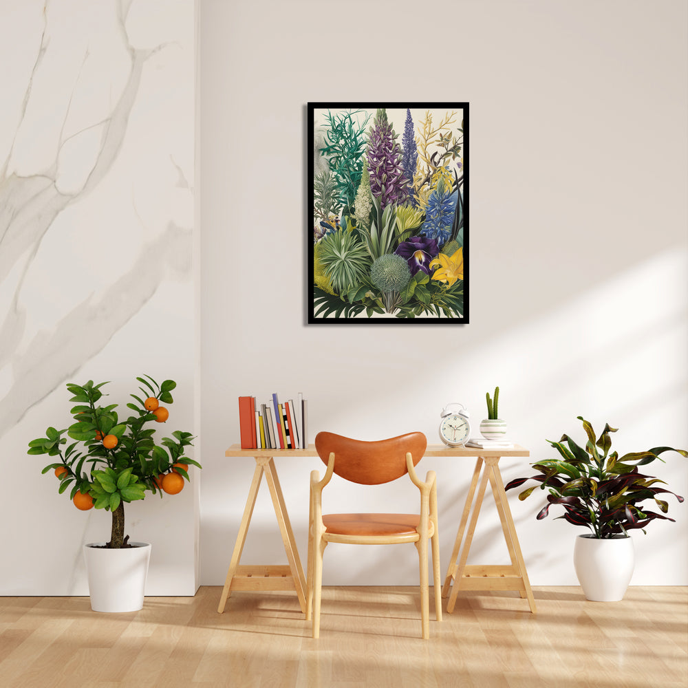 Royal Wildwood Meadow - Botanical Wall Art - Pillow Fights