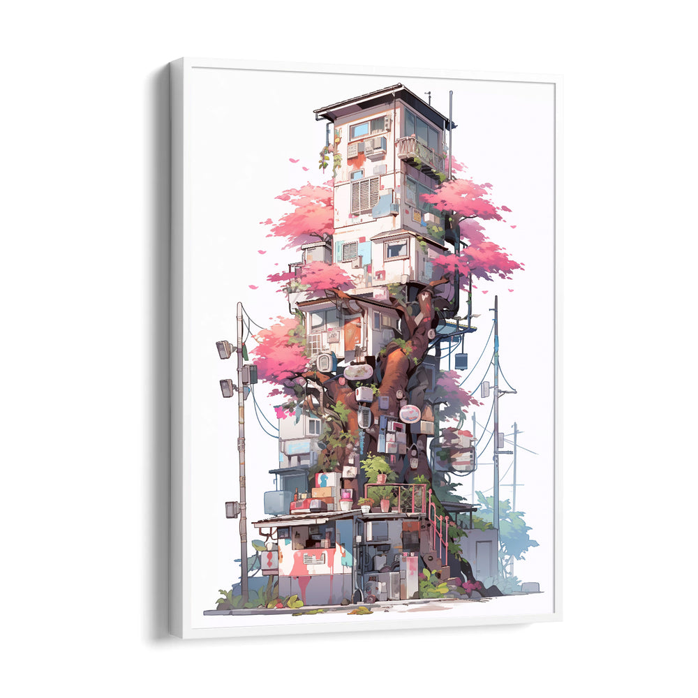 Sakura Urban Treehouse - City Wall Art