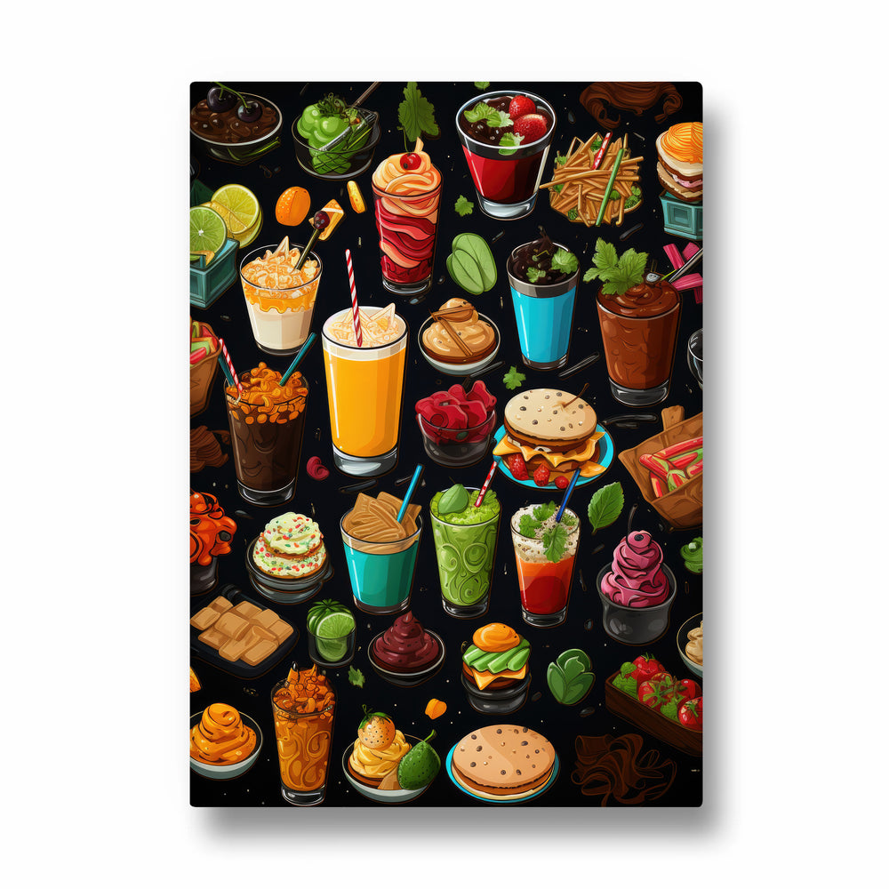 Street Snacks & Sips – Food & Bar Wall Art