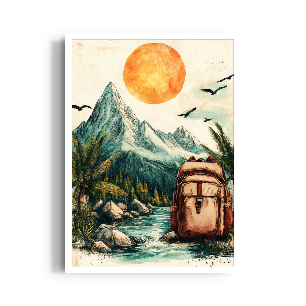 Summit Wanderer Escape - Travel Wall Art