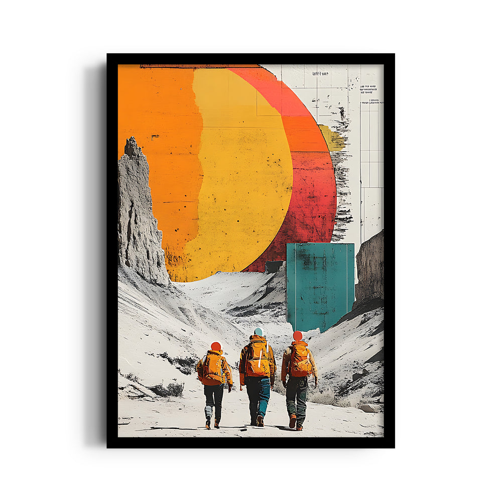 Sunbound Desert Expedition - Travel Wall Art