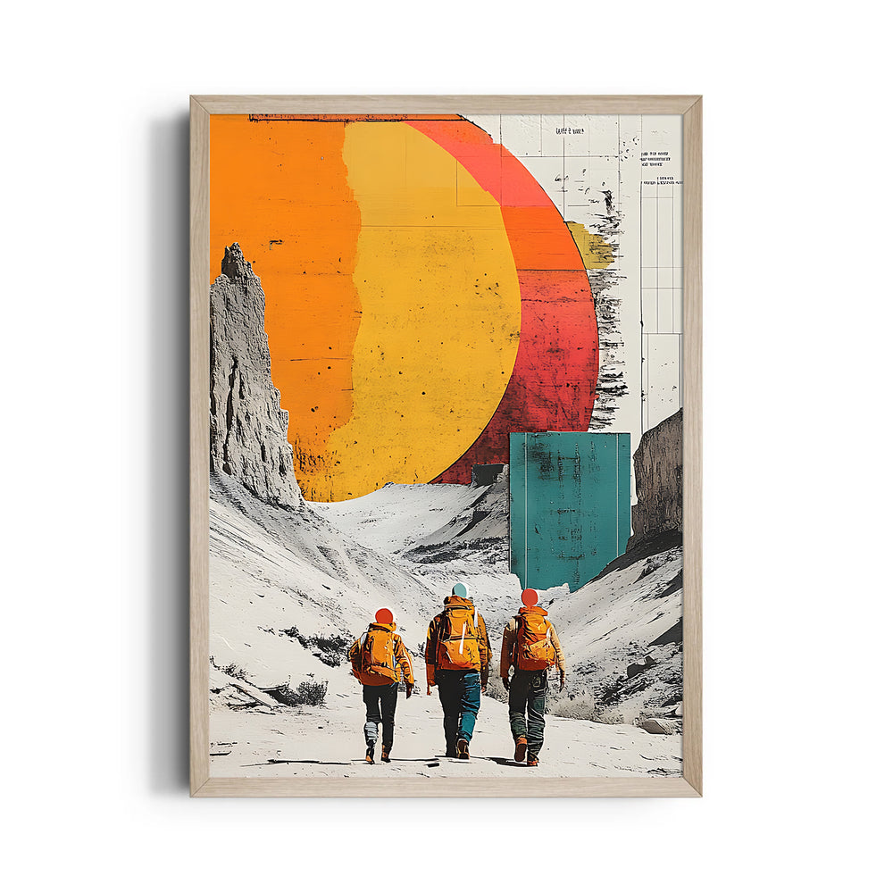 Sunbound Desert Expedition - Travel Wall Art