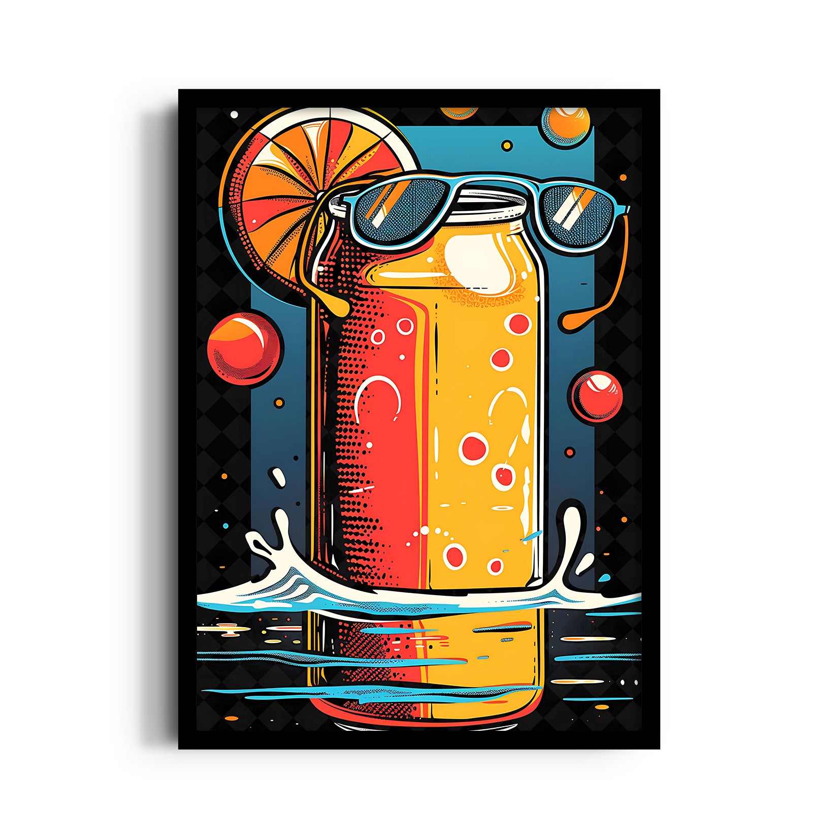 Sunset Citrus Cooler - Food & Bar Wall Art