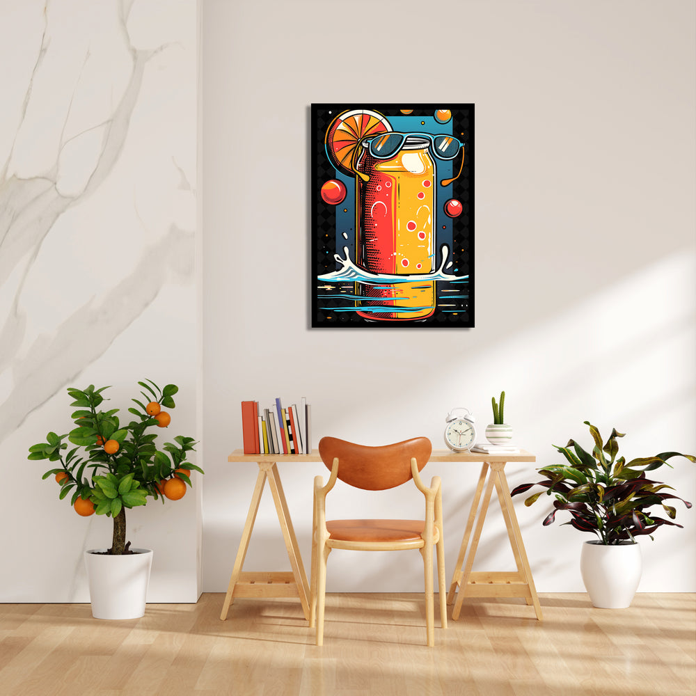 Sunset Citrus Cooler - Food & Bar Wall Art - Pillow Fights