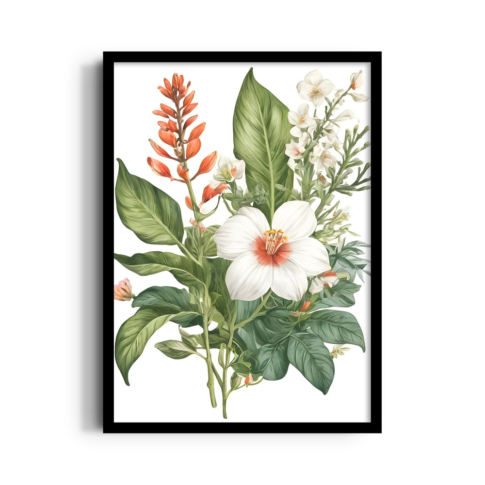 Tropical Ginger Lily - Botanical Wall Art