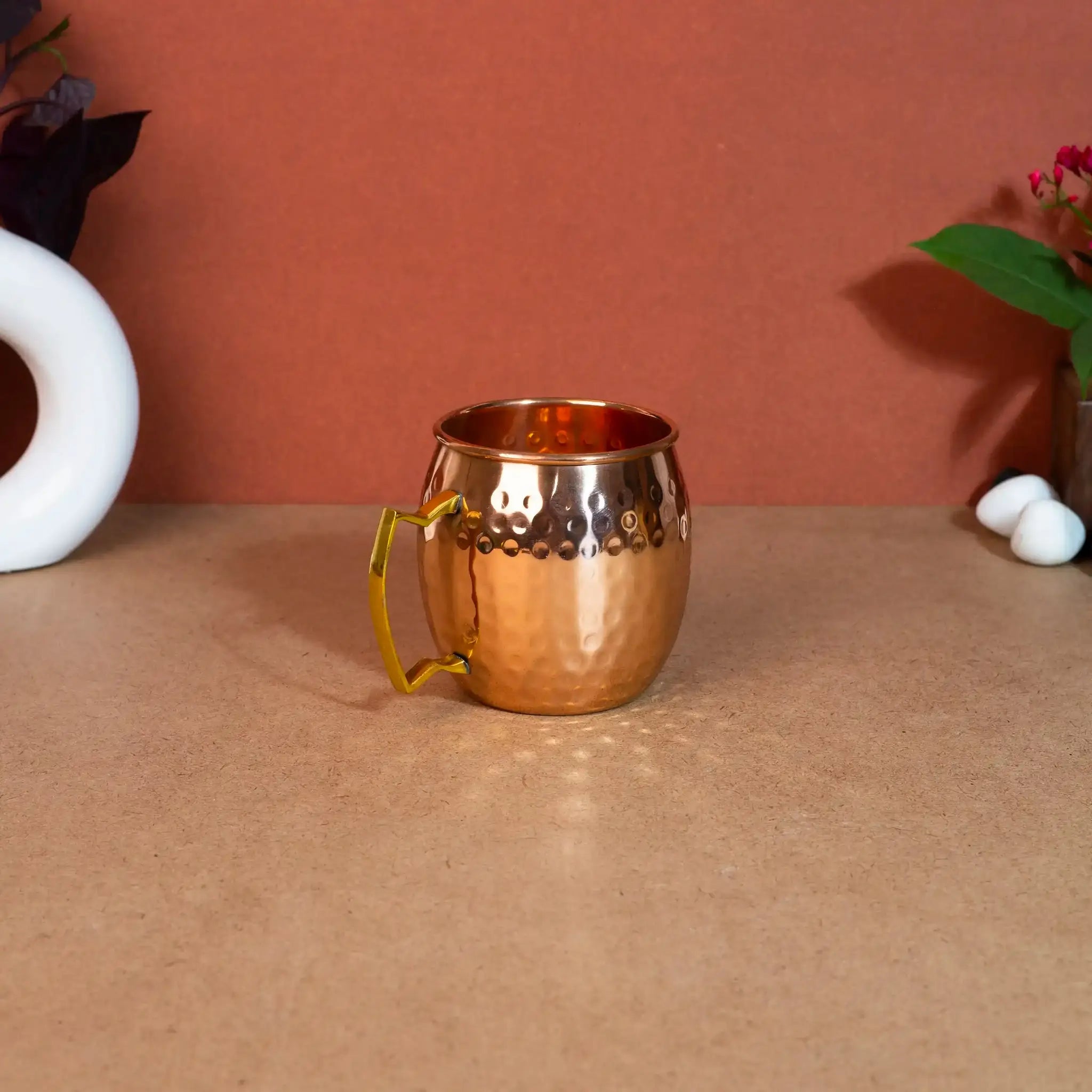 Classic Hammered Copper Moscow Mule Mug