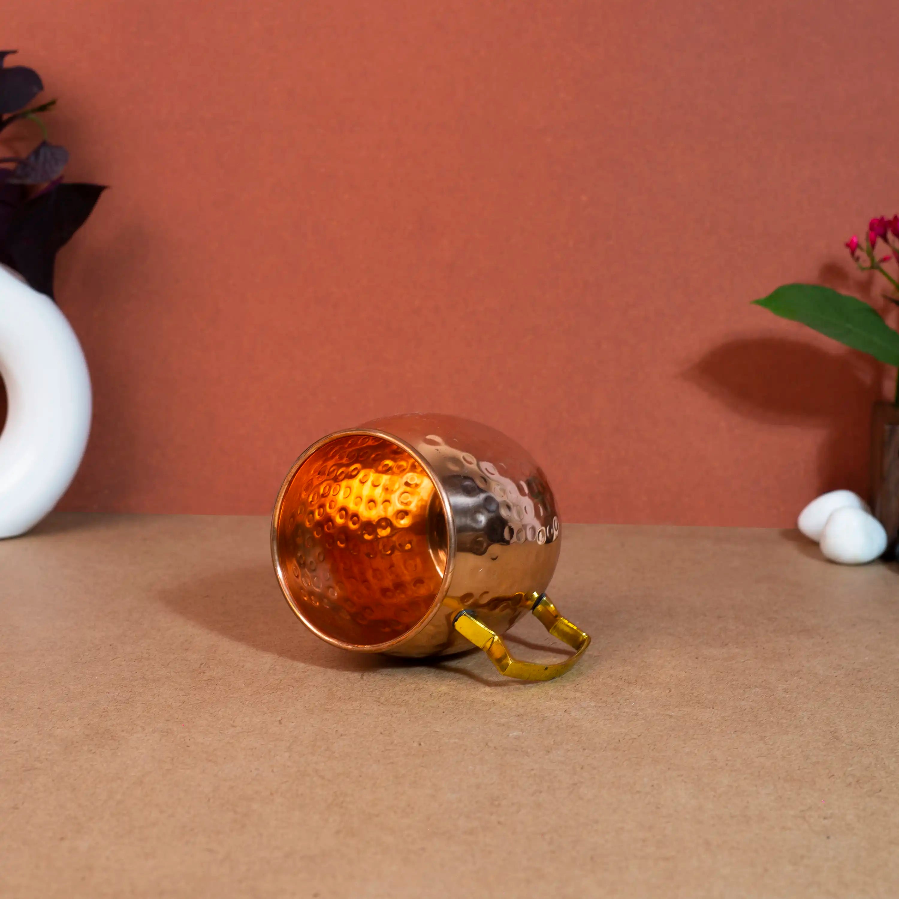 Classic Hammered Copper Moscow Mule Mug