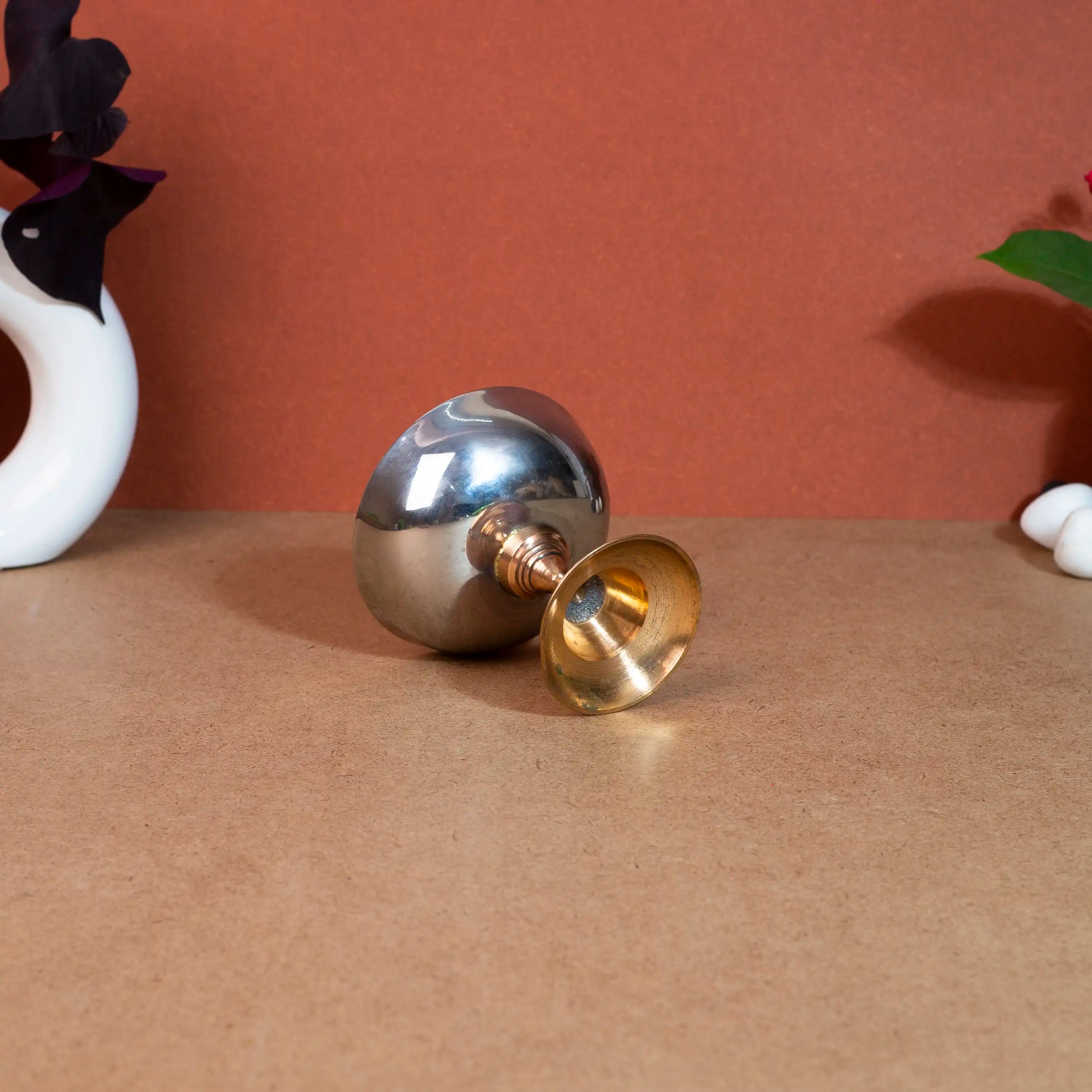 Elegant Copper & Stainless Steel Ice Cream Bowl | For Desserts & Festive Dining