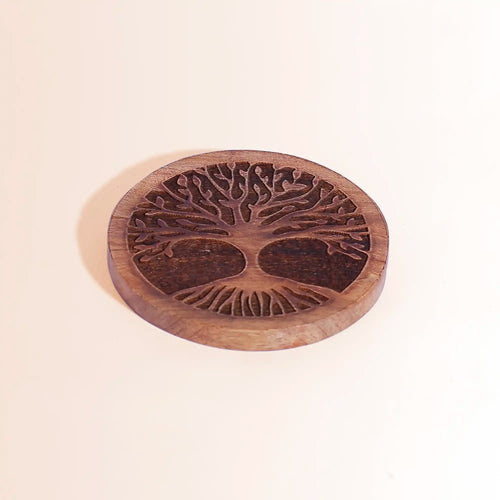 Tree of Life Print Wooden Coaster - Pillow Fights