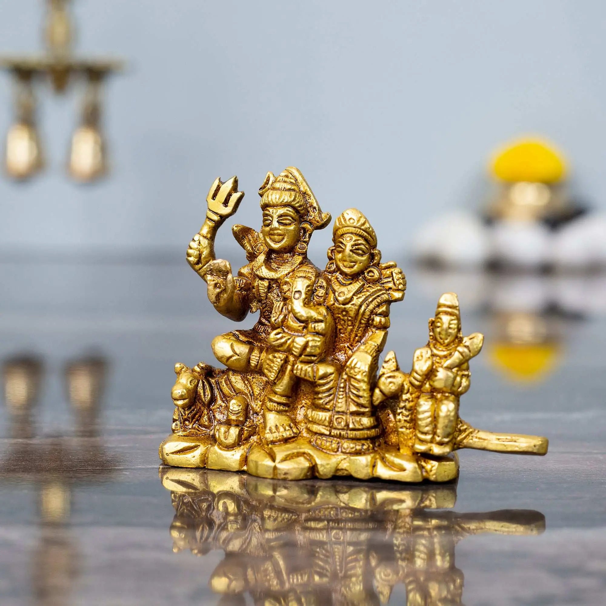 Divine Family of Shiva, Parvati, Ganesha & Kartikeya