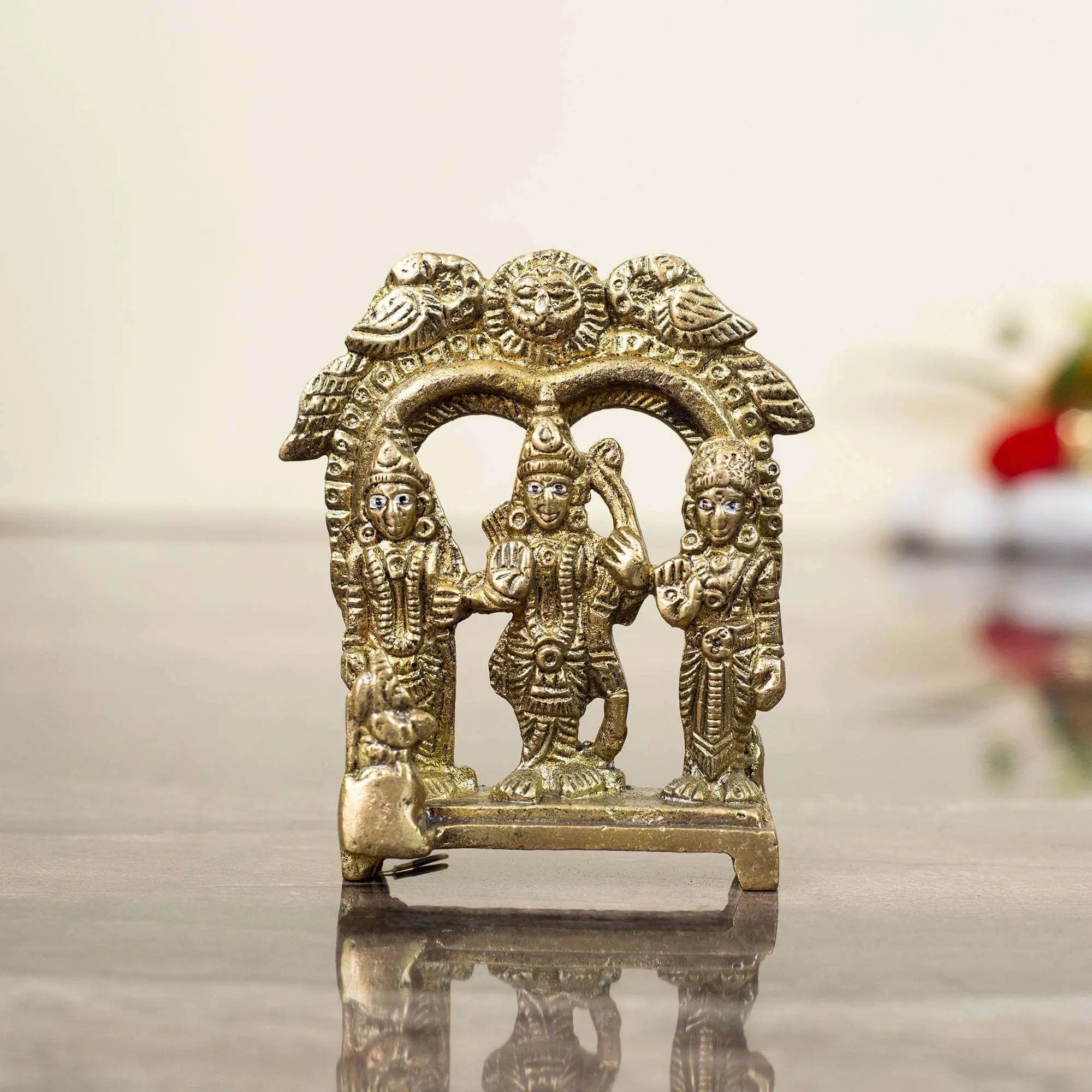 Auspicious Brass Ram Darbar Idol