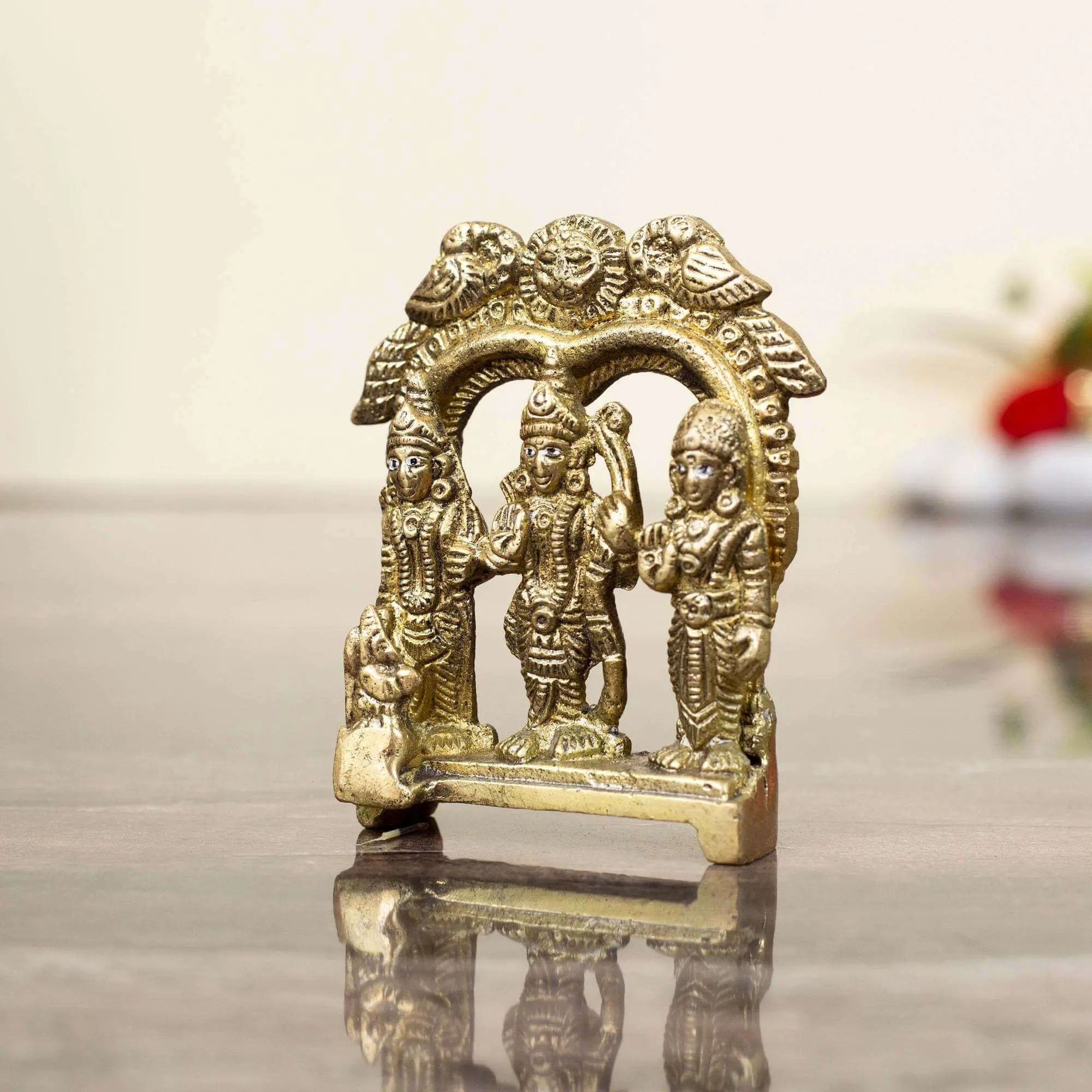 Auspicious Brass Ram Darbar Idol