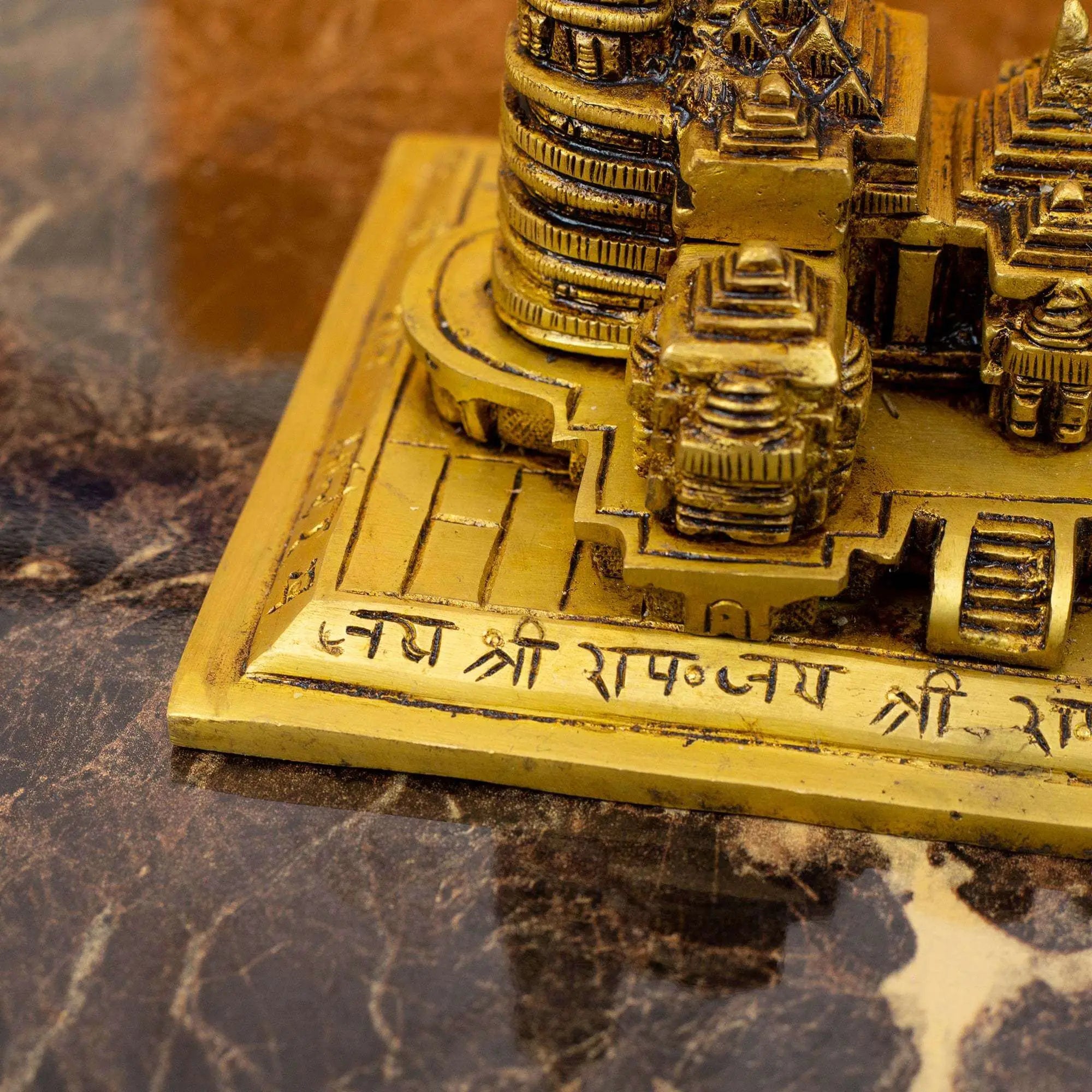 Grand Brass Ayodhya Ram Mandir with Lord Ram | Premium Heirloom Idol