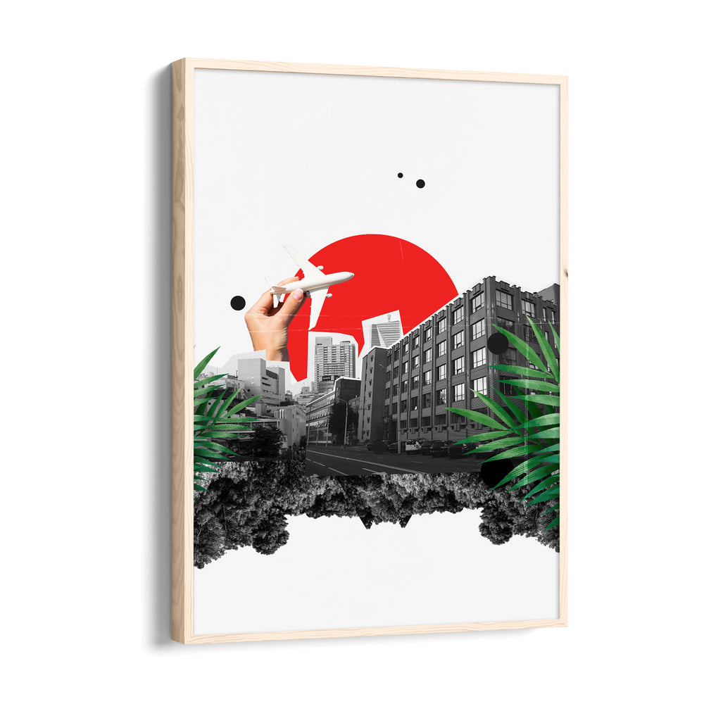 Urban Escape Collage - City Wall Art