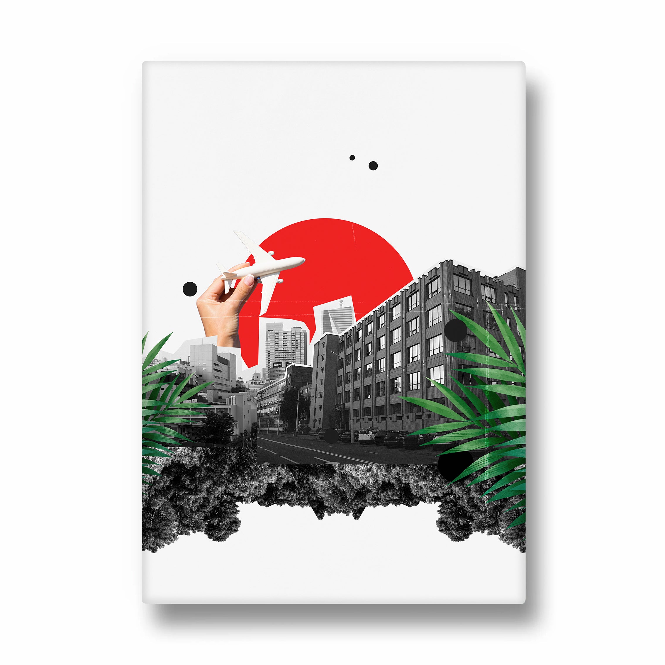 Urban Escape Collage - City Wall Art