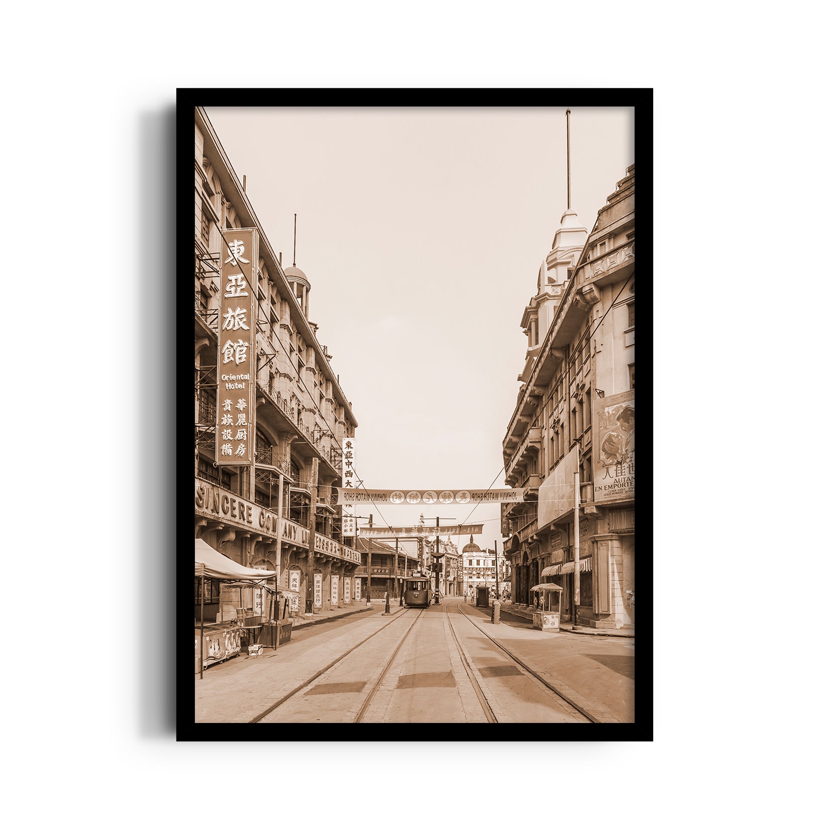 Vintage Chinatown Avenue - City Wall Art