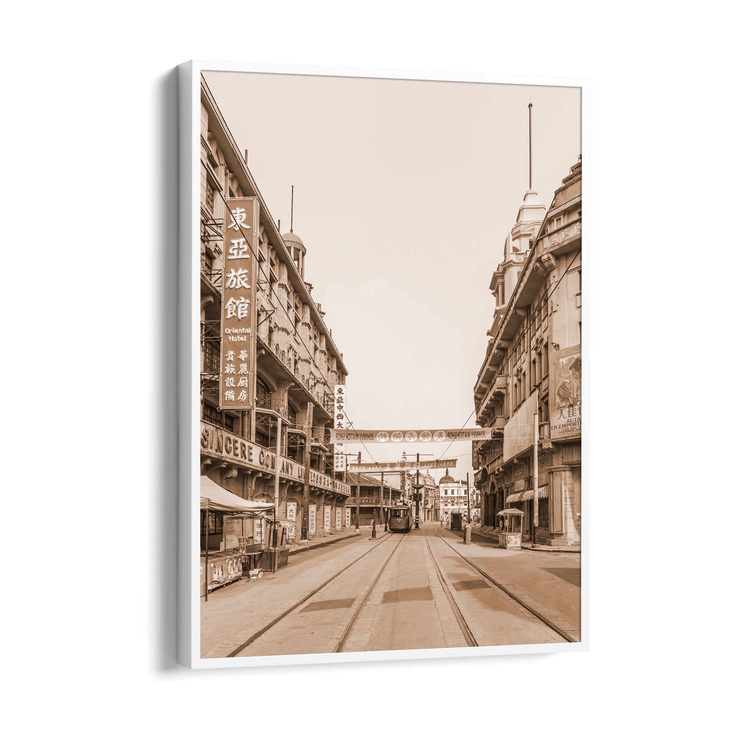 Vintage Chinatown Avenue - City Wall Art