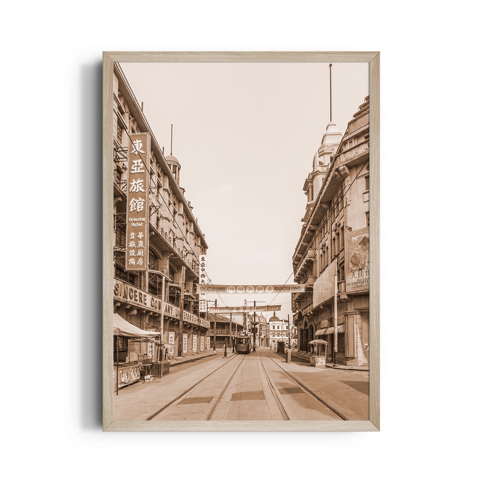 Vintage Chinatown Avenue - City Wall Art