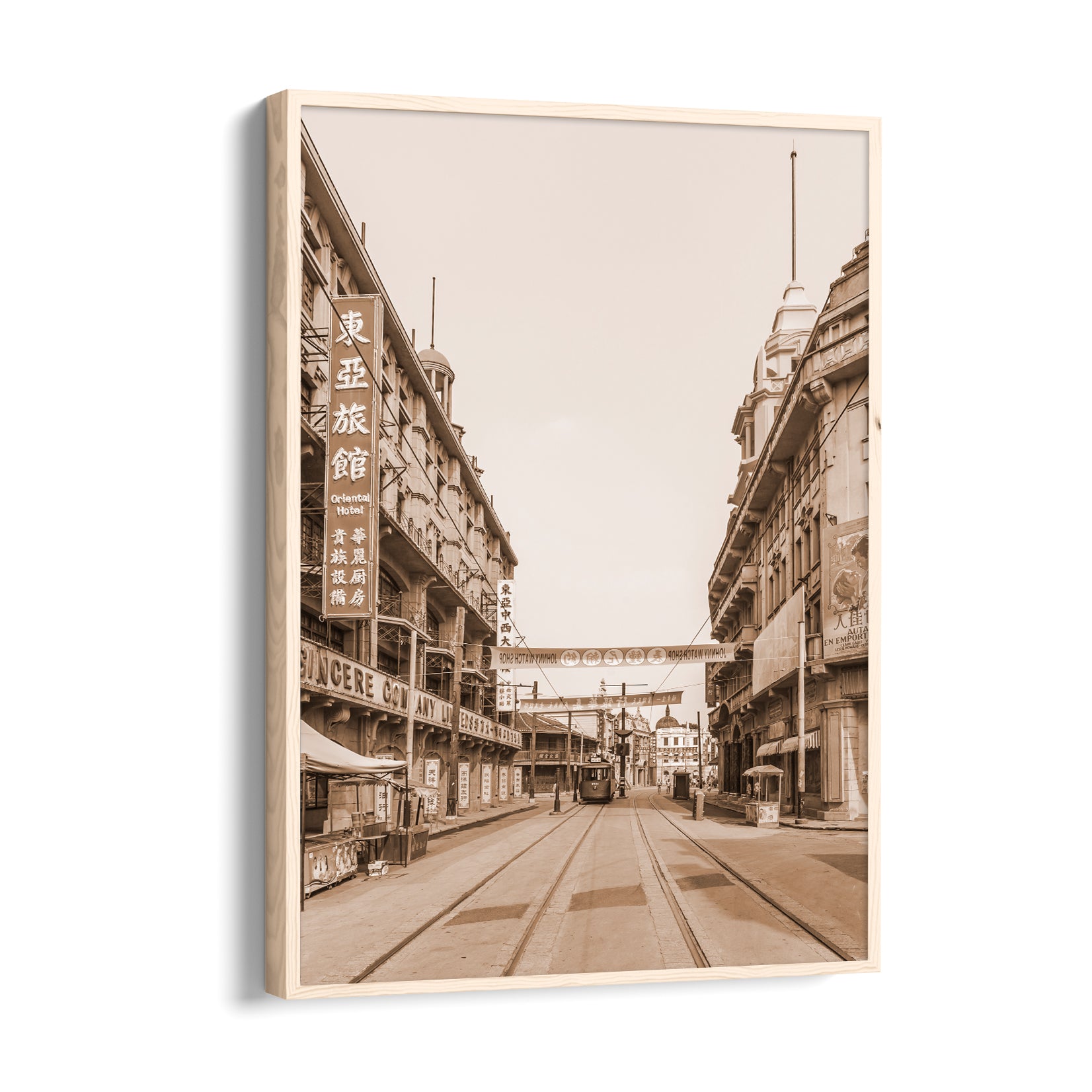 Vintage Chinatown Avenue - City Wall Art