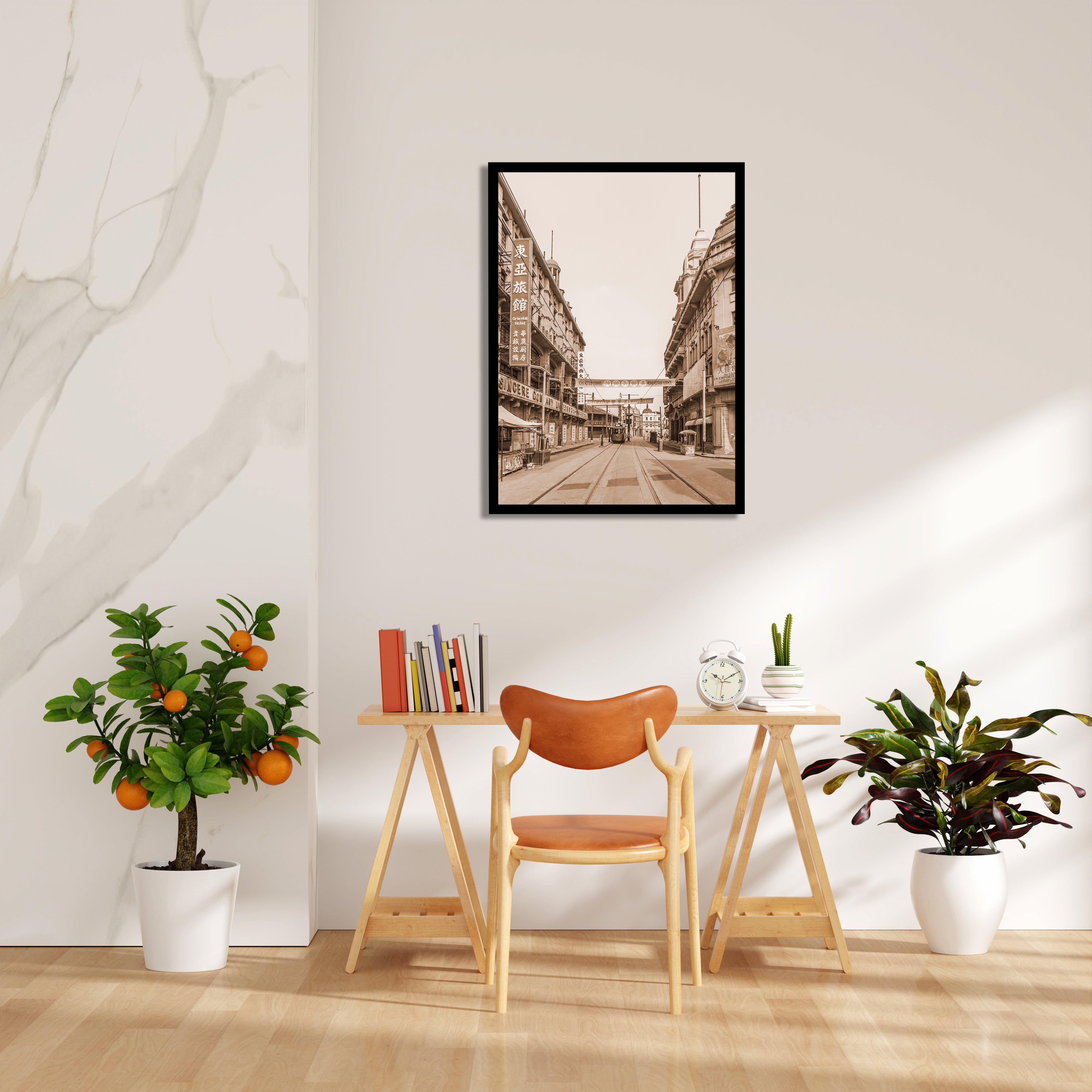 Vintage Chinatown Avenue - City Wall Art