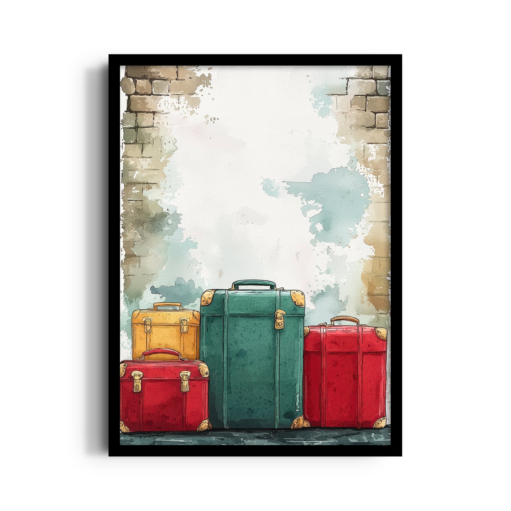 Vintage Journey Luggage - Travel Wall Art
