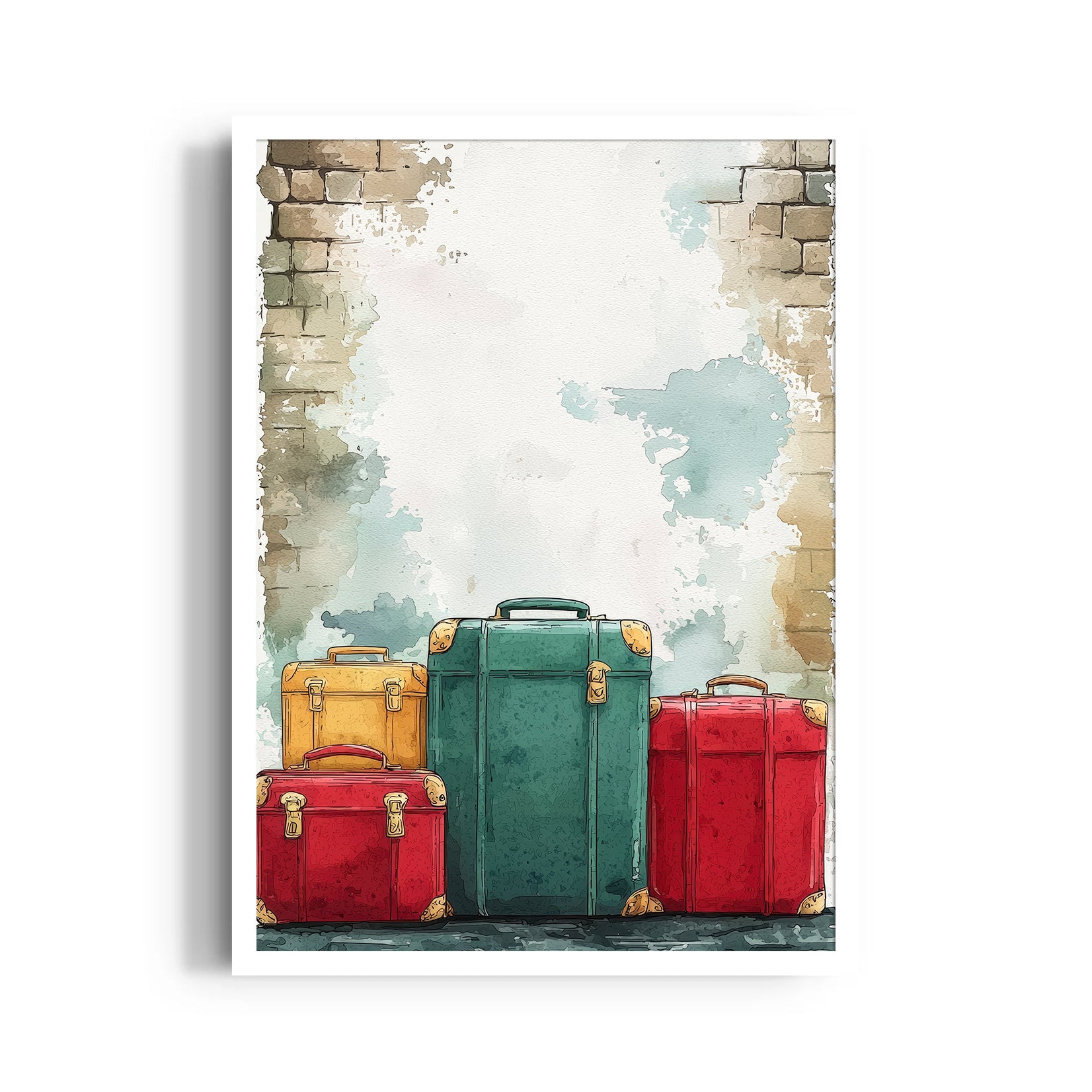 Vintage Journey Luggage - Travel Wall Art