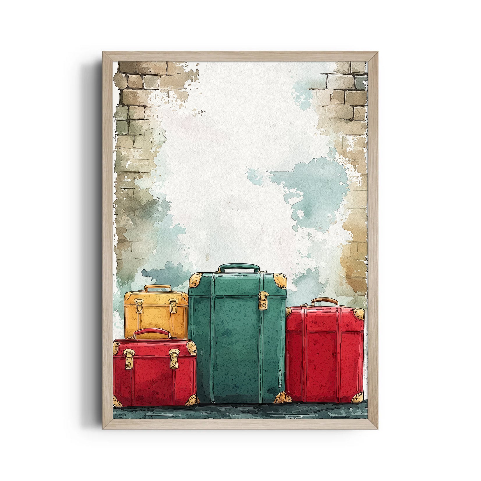 Vintage Journey Luggage - Travel Wall Art