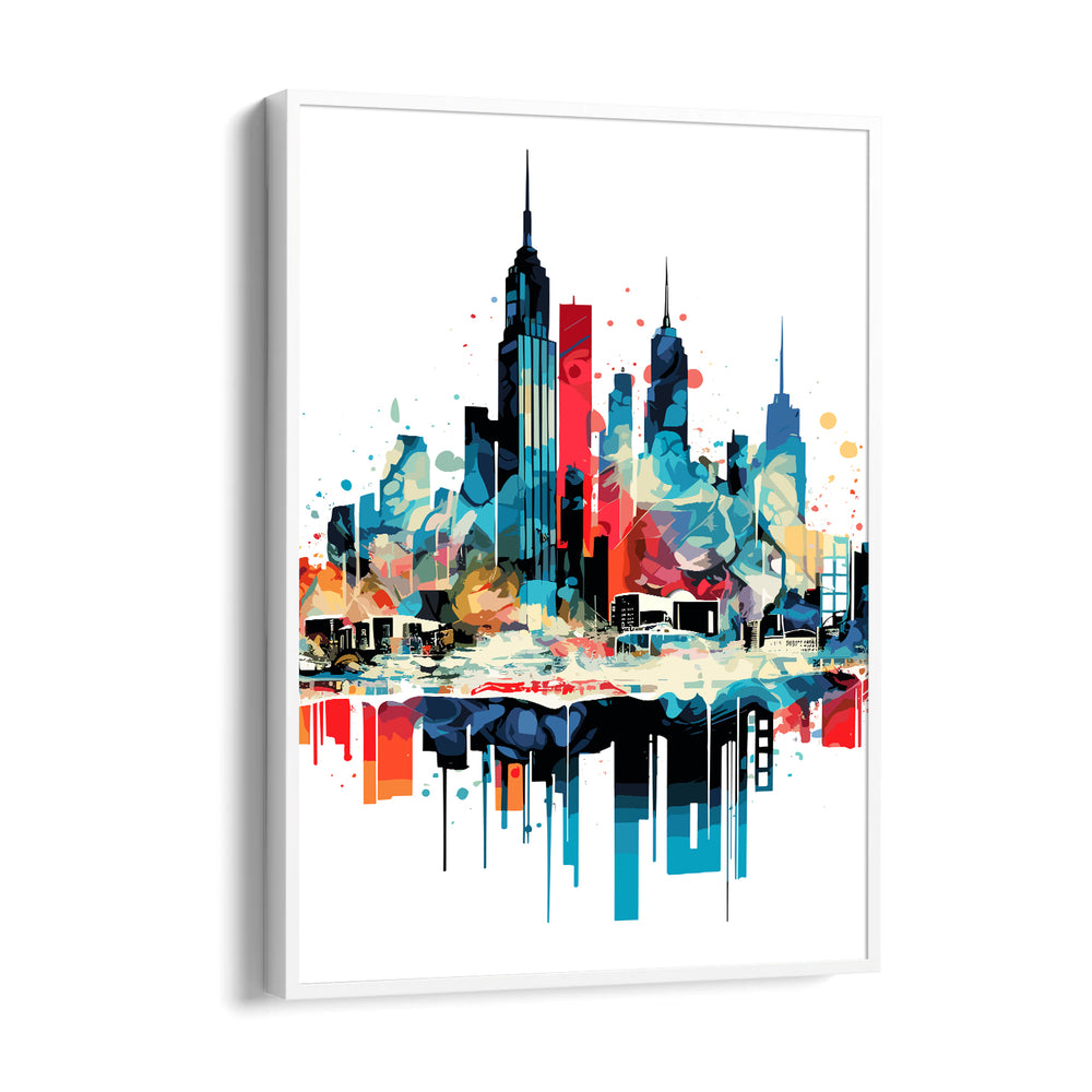 Vivid Metropolis Dream - City Wall Art