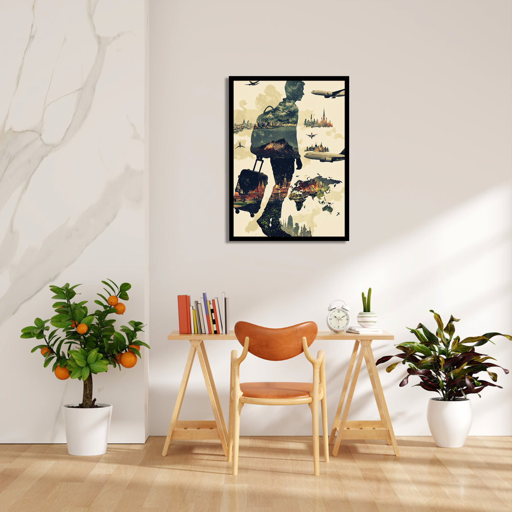 Wanderer Across Worlds - Travel Wall Art
