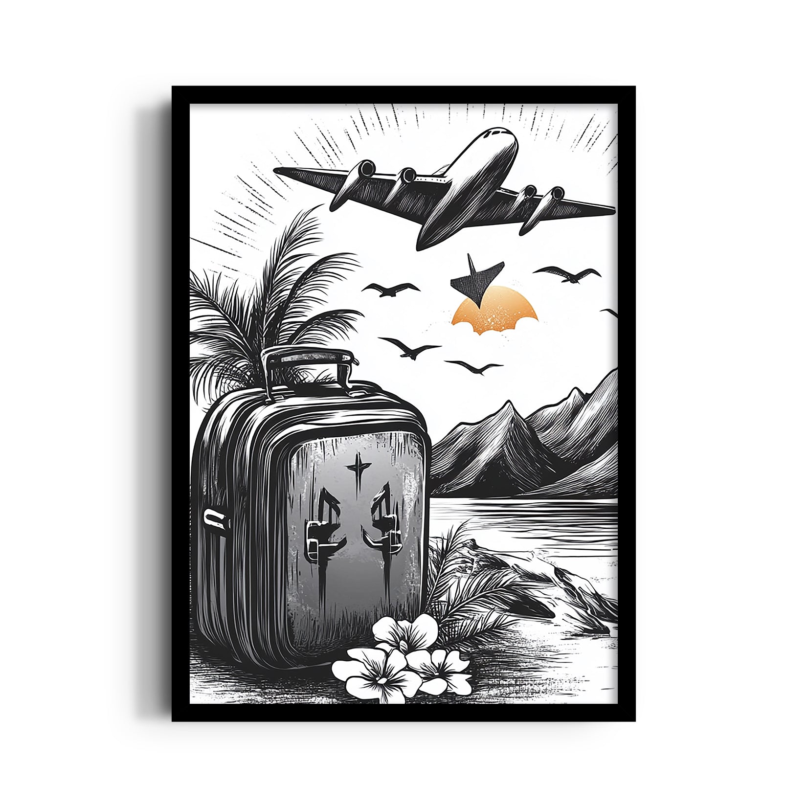 Wanderlust Departure - Travel Wall Art