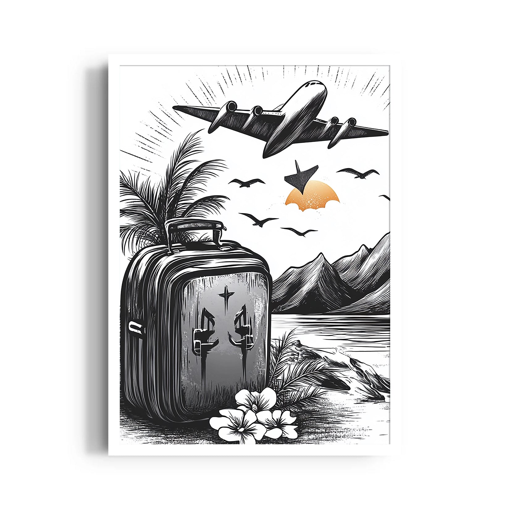 Wanderlust Departure - Travel Wall Art