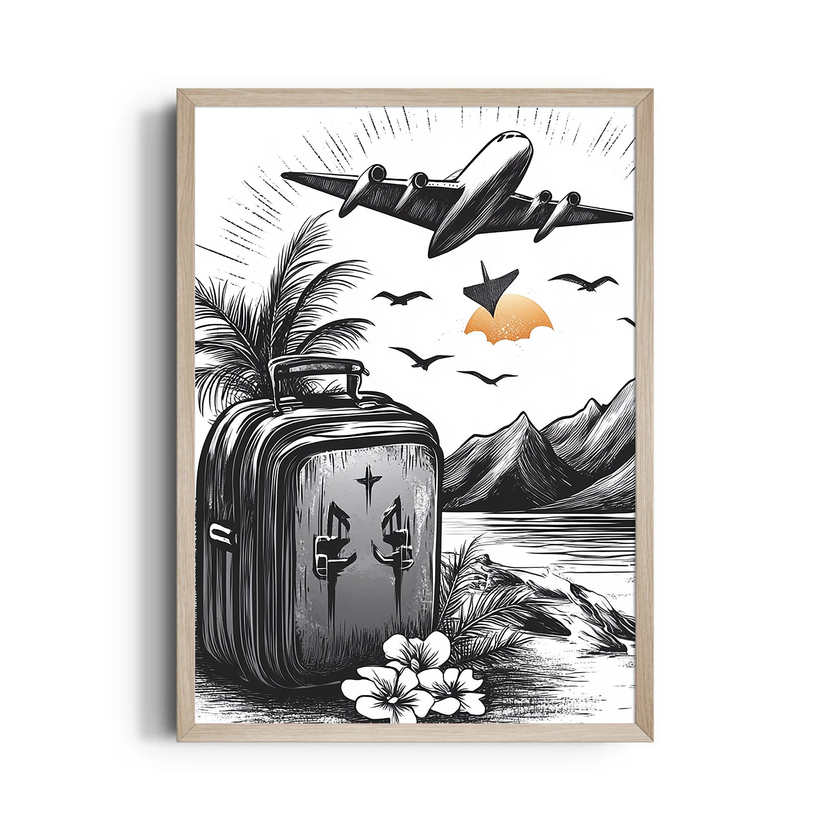 Wanderlust Departure - Travel Wall Art