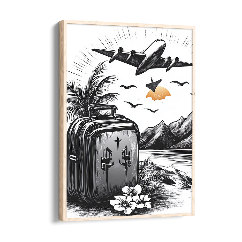 Wanderlust Departure - Travel Wall Art