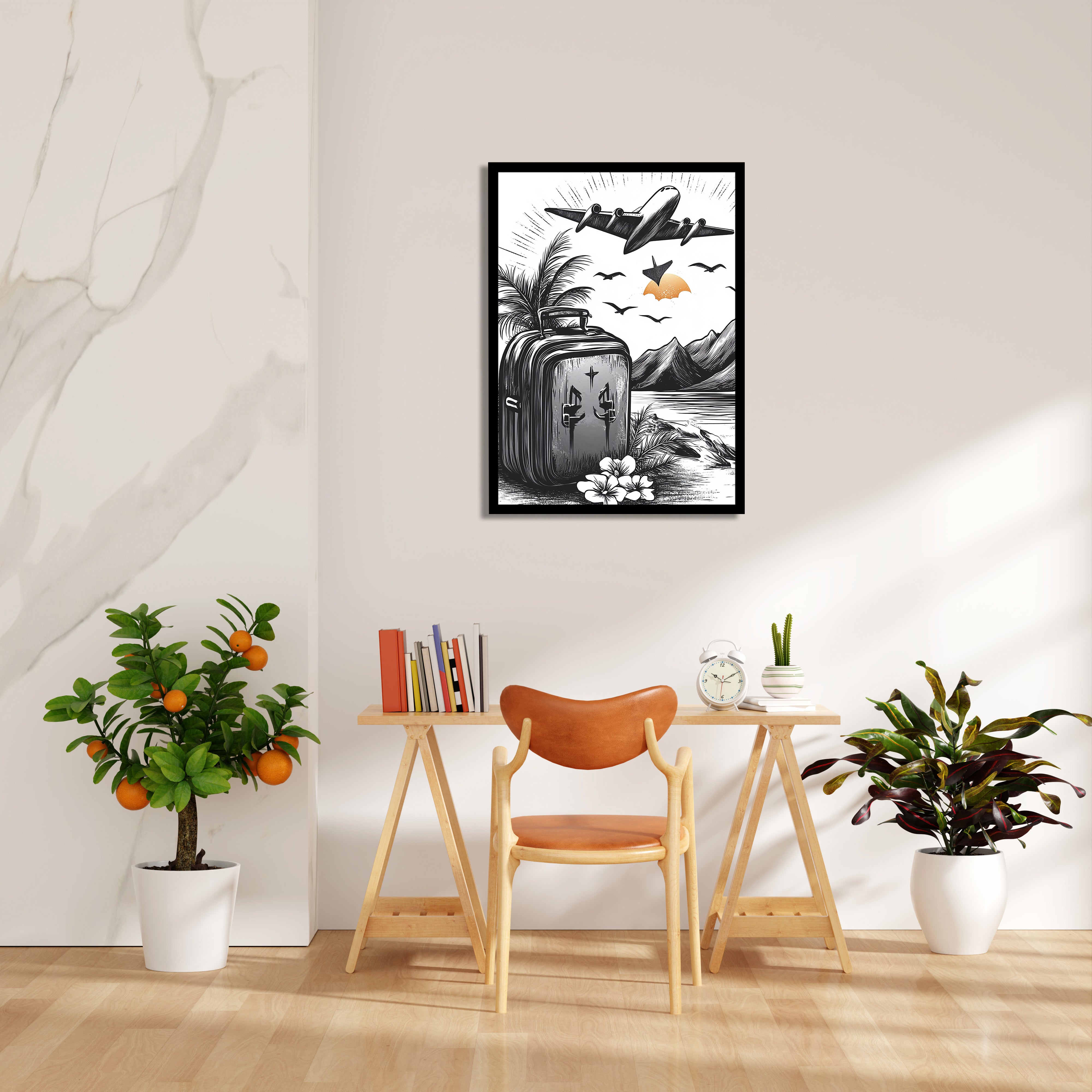 Wanderlust Departure - Travel Wall Art