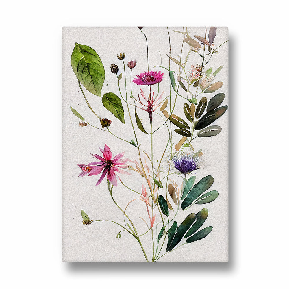 Wildflower Botanical Study - Botanical Wall Art