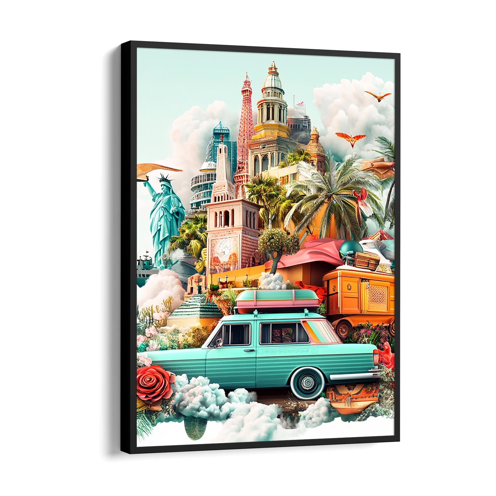 World Explorer Road Trip - Travel Wall Art