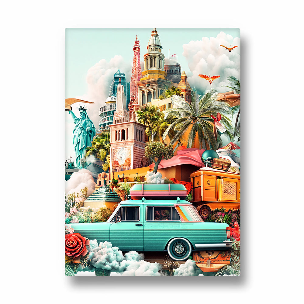 World Explorer Road Trip - Travel Wall Art