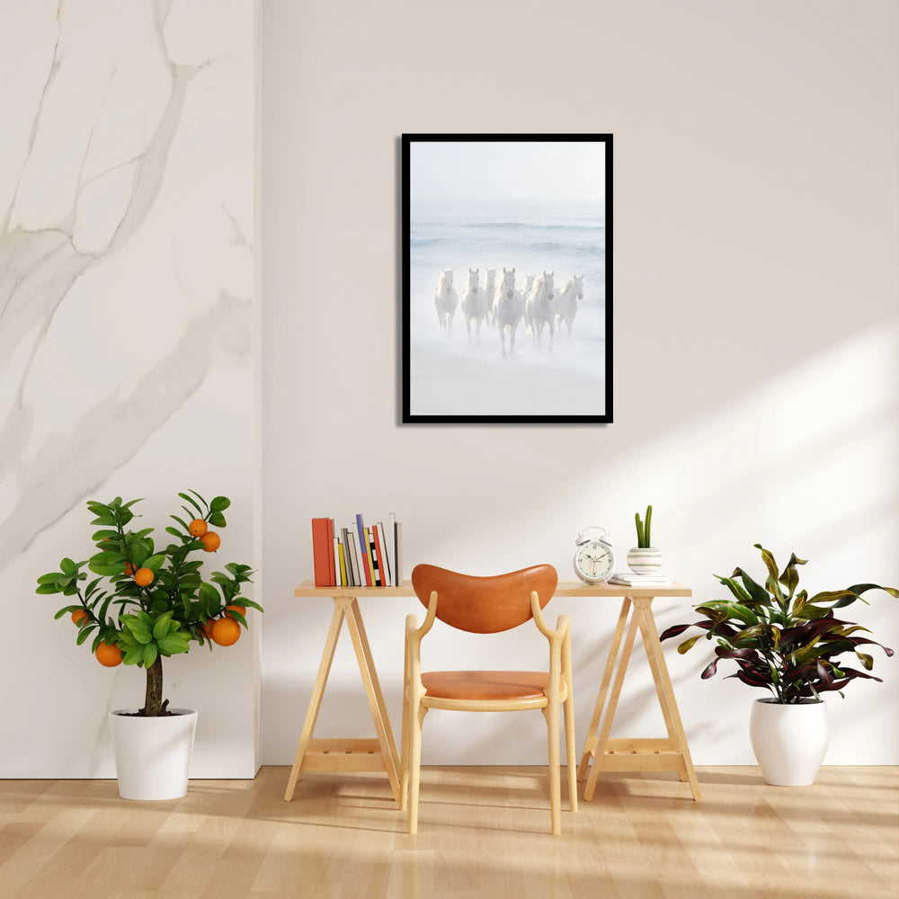 Oceanic Clarity — 7 Horses Vastu Art