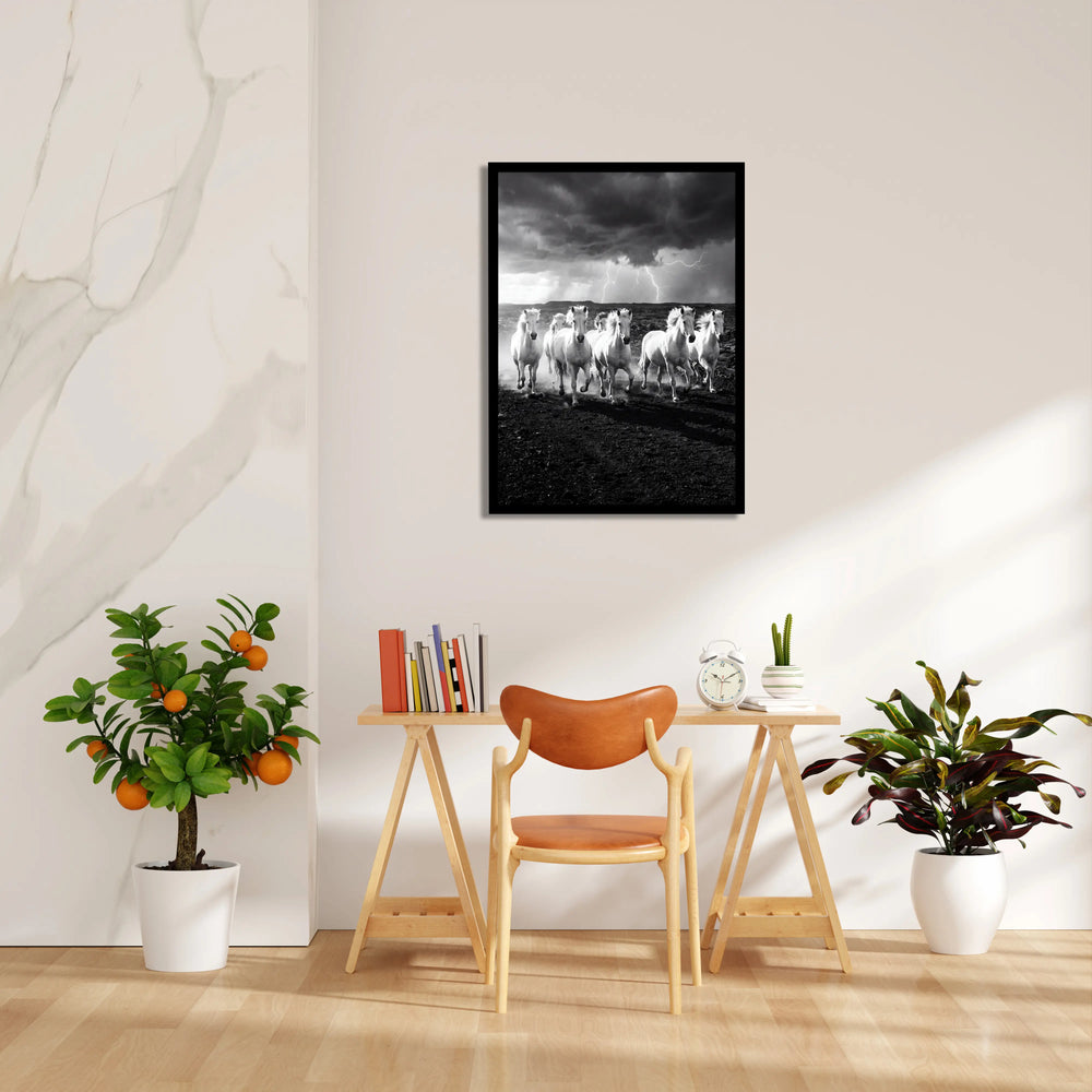 Stormborn Spirits — 7 Horses Wall Art