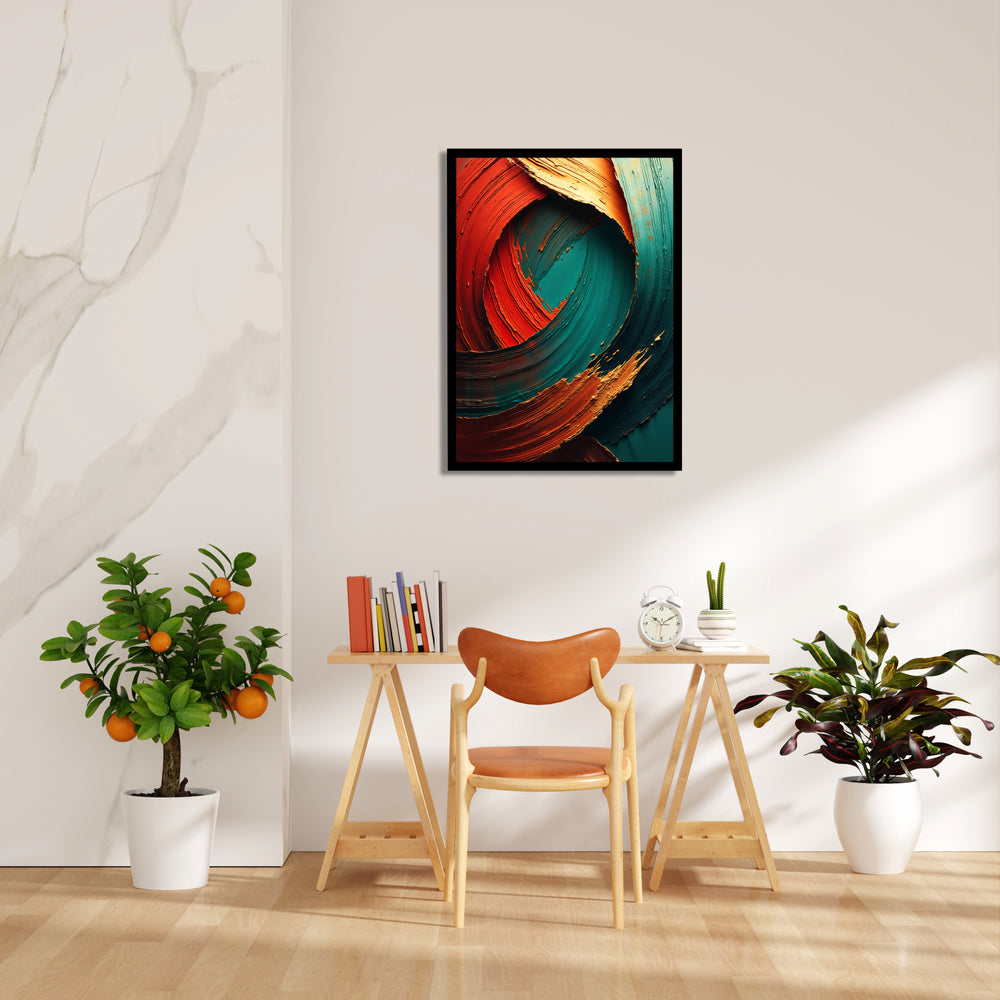 Vortex Ember Fusion - Abstract Modern Art