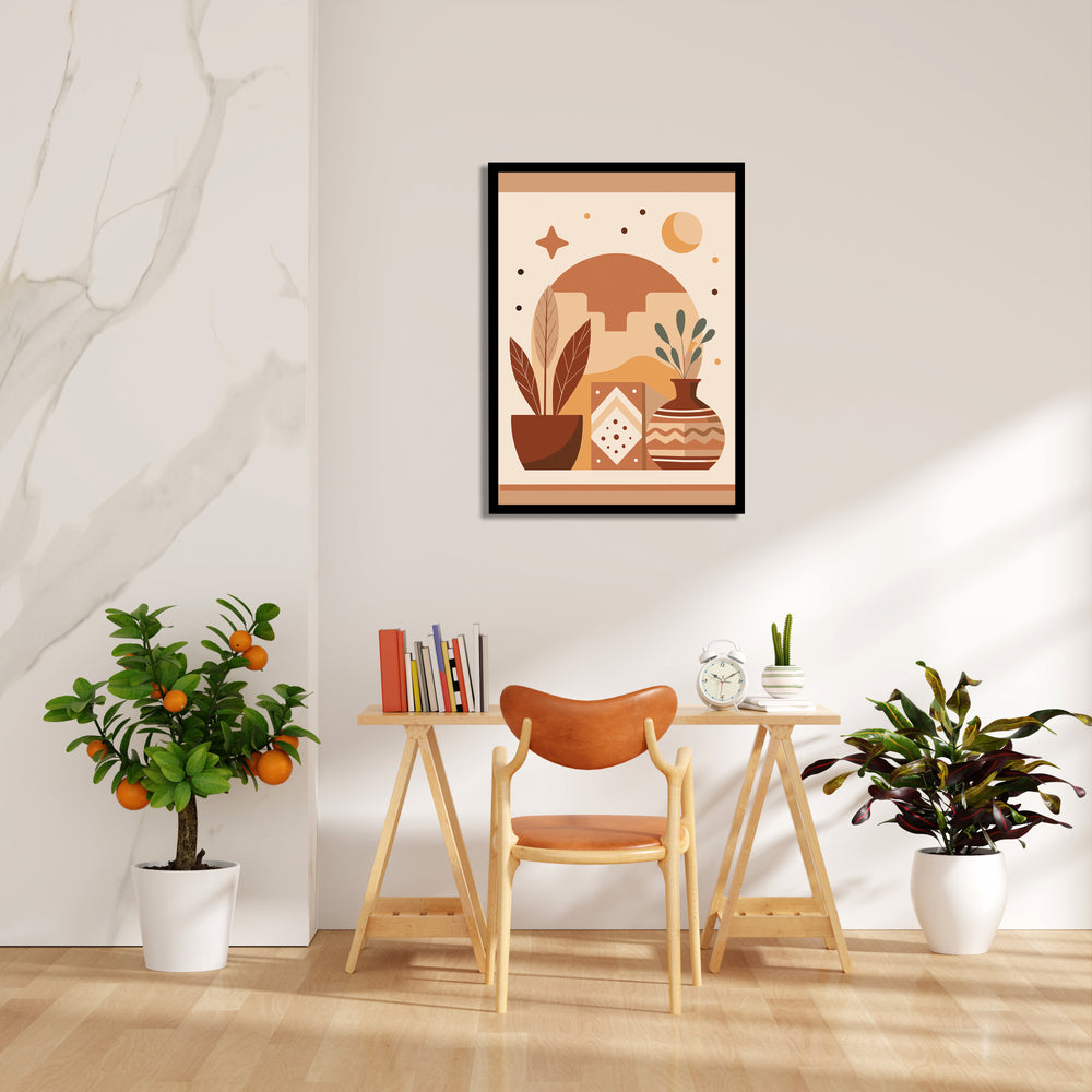 Boho Desert Still Life – Boho Modern Wall Art