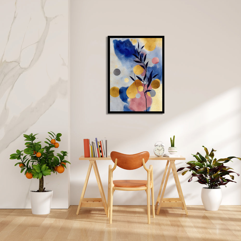 Celestial Bloom Echo - Abstract Modern Art