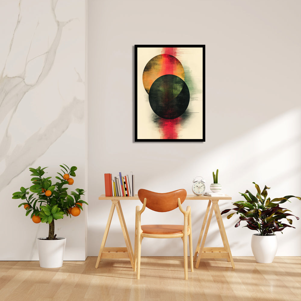 Eclipse Ember Alignment - Abstract Modern Art