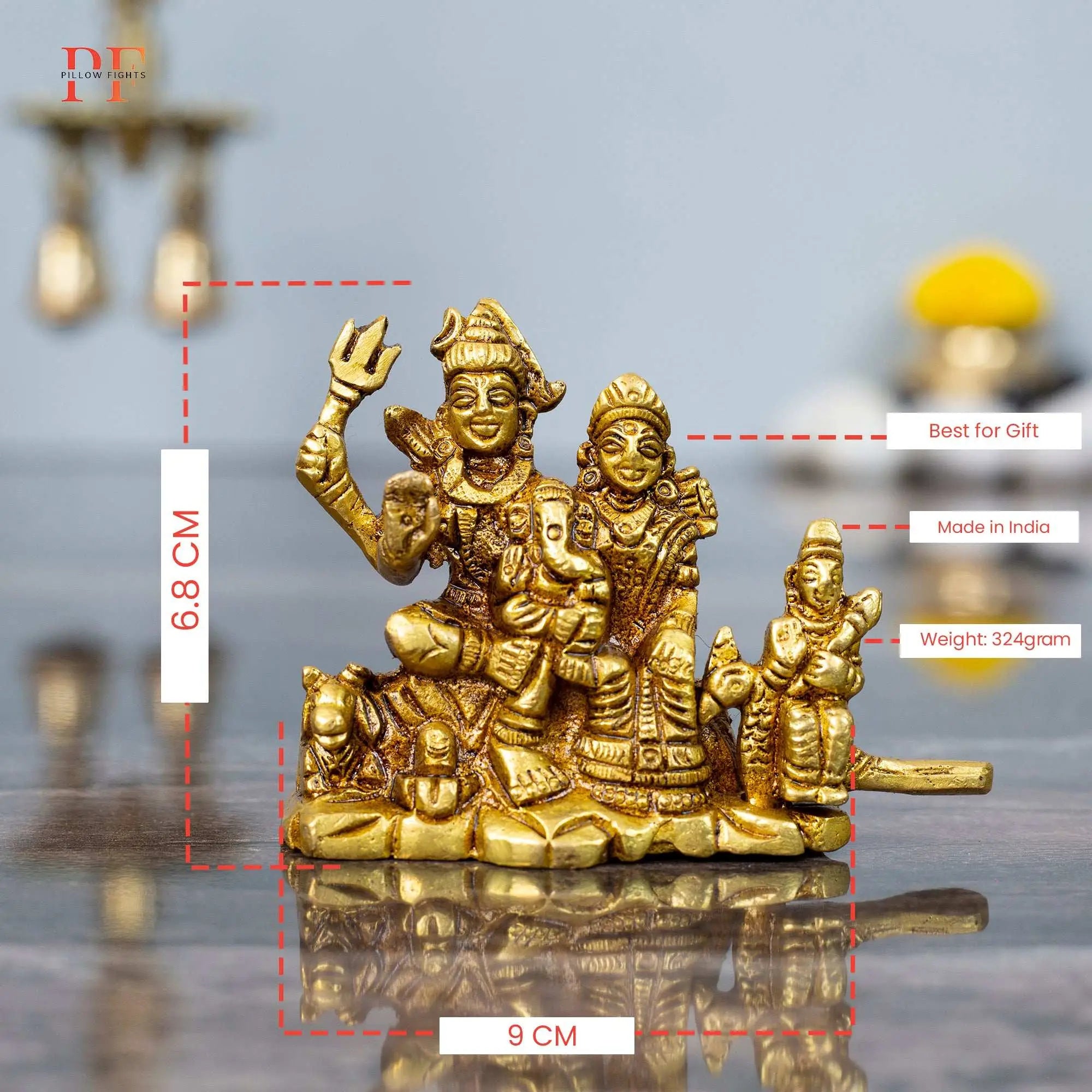 Divine Family of Shiva, Parvati, Ganesha & Kartikeya