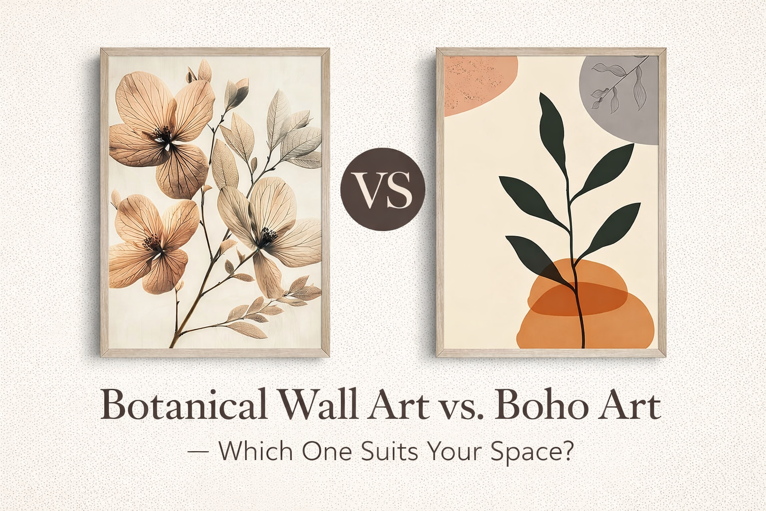 Botanical Wall Art vs. Boho Art — Which One Suits Your Space? - Pillow Fights