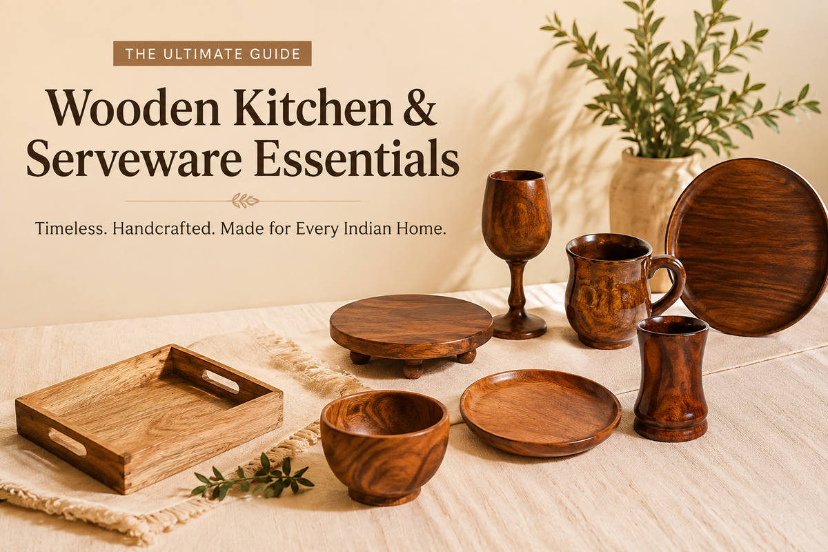 wooden serveware
