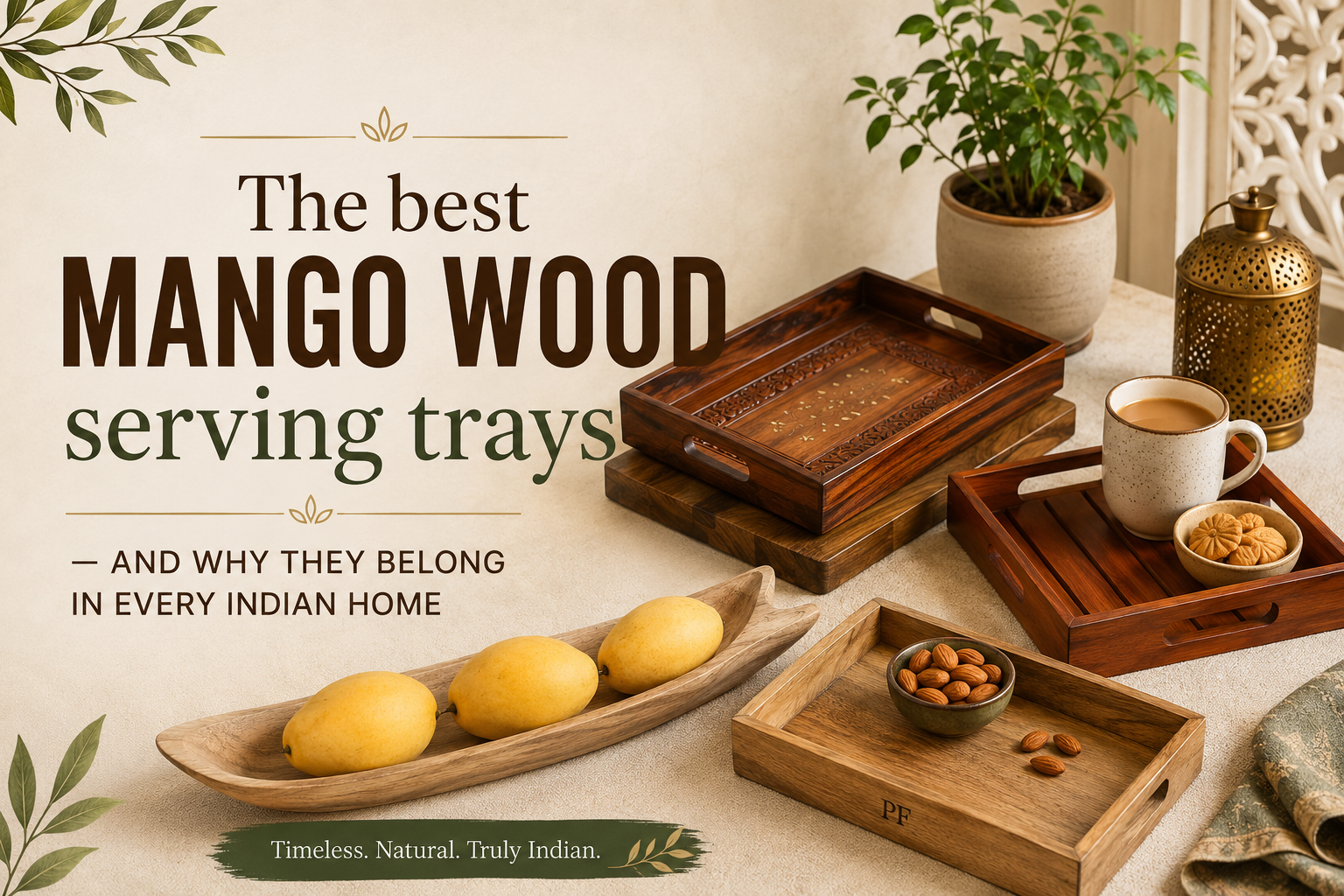 The best mango wood serving trays — and why they belong in every Indian home