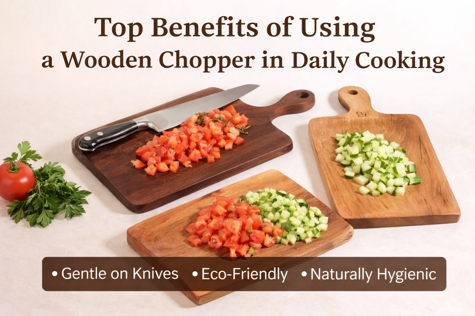 Top Benefits of Using a Wooden Chopper in Daily Cooking - Pillow Fights